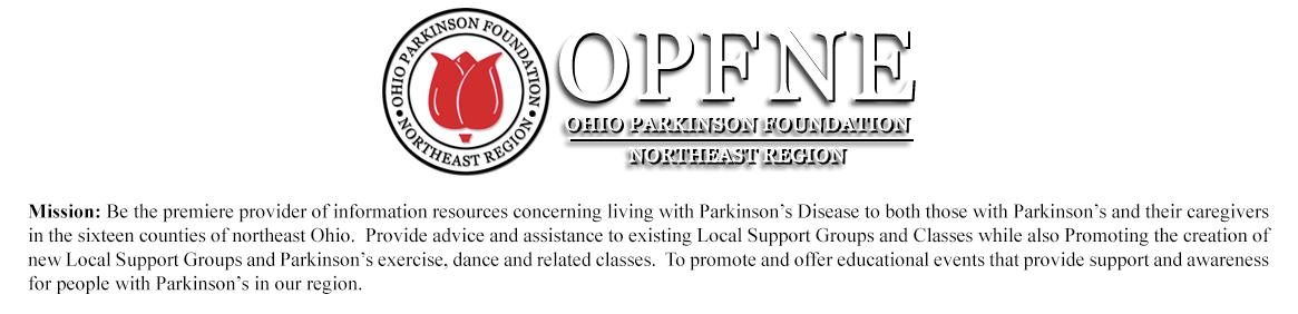 Ohio Parkinson Foundation Northeast Region Logo